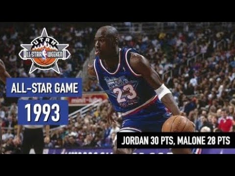 Throwback NBA All-Star Game 1993 East vs West Full Game Highlights HD