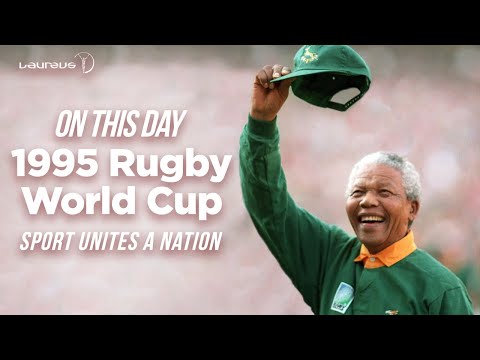 24th June 1995 -  Rugby World Cup - Nelson Mandela