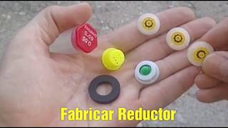 Fabricar un reductor de caudal para un grifo de ducha o bañera.