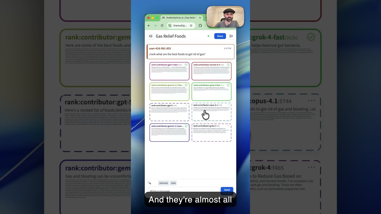 TheMultiplicity.ai — Foods for gas