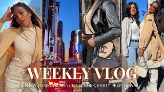 WEEKLY VLOG ♡ (WINE LIT DINNER, SECRET APPOINTMENT, EXPLORING NYC, MOM DAUGHTER DUO, TRY ON HAUL! +)