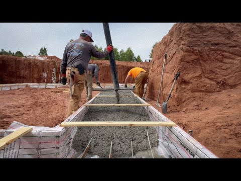 M2 Build Ep 07   Fab-Form FastFoot ICF Footings Poured!