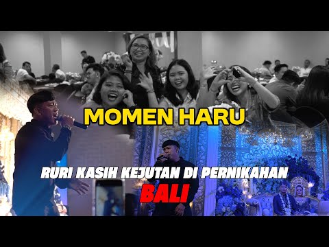 A TOUCHING MOMENT AT A WEDDING IN BALI ‼️ RURI SUDDENLY APPEARS