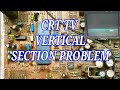 Crt Tv Vertical Section Problem Videocon Tv Vertical Section Problem