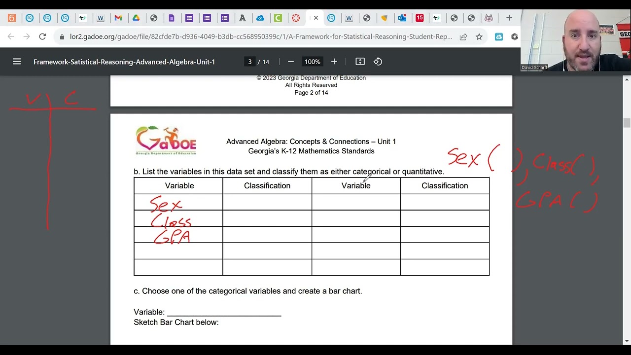 A Framework for Statistical Reasoning Part 1