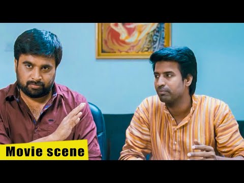 Bramman Tamil Movie | M. Sasikumar Giving his story to Naveen Chandra | Lavanya Tripathi