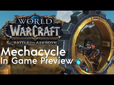 Mechacycle Model W (Wheel Mount) - In Game Preview | Battle for Azeroth