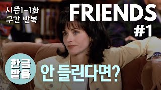 🥣이런 게 떠 먹여 주는 프렌즈 쉐도잉 시즌1-1 #1