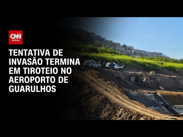 Tentativa de invasão pela cerca no Aeroporto de Guarulhos tem tiroteio | CNN 360°