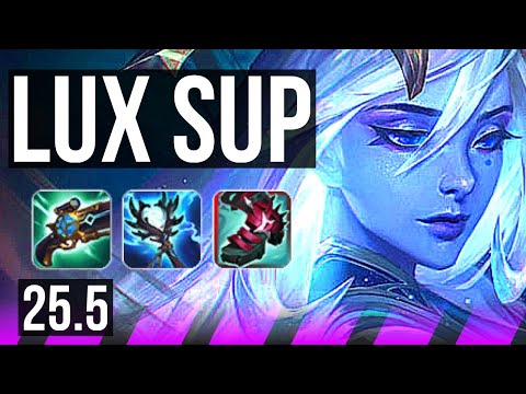 LUX & Jhin vs YUUMI & Varus (SUP) | KR Master | 25.5