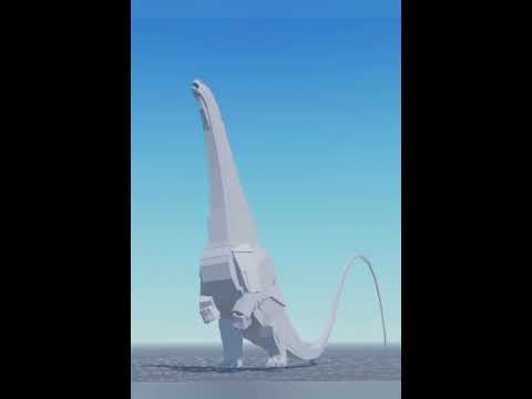 Titanosaurus roar | Jurassic Blocky #roblox #development #jurassicblocky #dinosaur