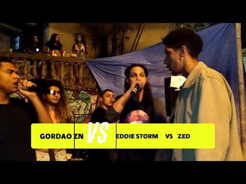 GORDÃO ZN VS ZED VS EDDIE STORM SEMIFINAL RODA CULTURAL CANTA TERESA 2