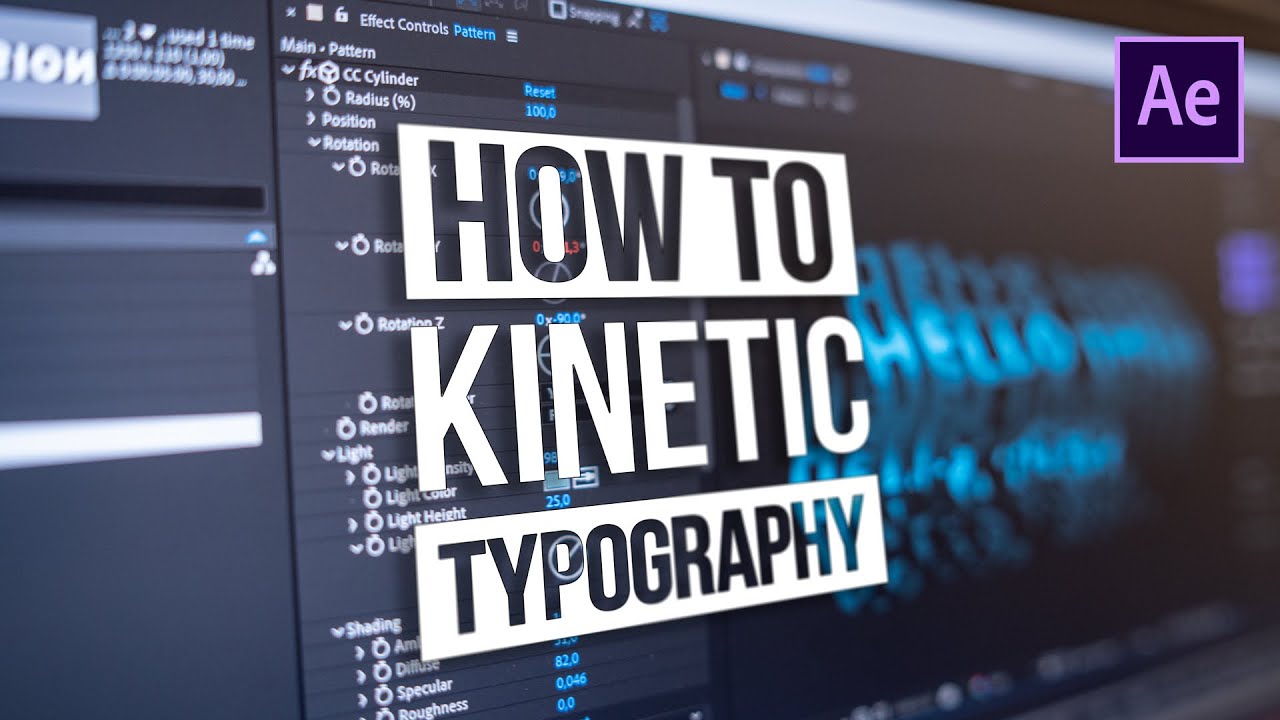 How To Do Kinetic Typography in Adobe After Effects | Inspired by Behance | Tutorial Tuesday