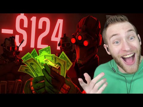 HE KEEPS OPENING CANS!!! Reacting to "robbing $124 from a free to play game" by TheRussianBadger