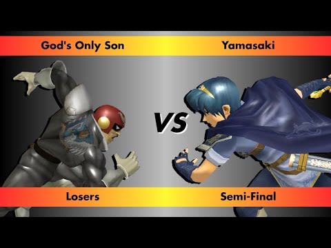 NMBBQ Losers Semi-Final - God's Only Son (Falcon) Vs. Yamasaki (Marth) - SSBM