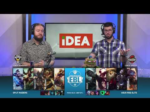 Split Raiders vs ASUS ROG ELITE Highlights | EBL 2020 Summer Week 5 Day 1