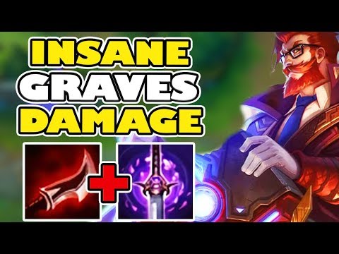 BATTLE PROFESSOR GRAVES TOP! ONE-SHOT GRAVES BUILD! - League of Legends