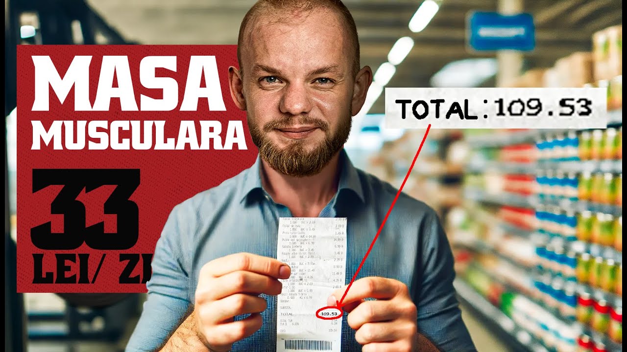Meniu de 2500 Kcal pentru Masă Musculară | Crește Masa cu Buget Minim