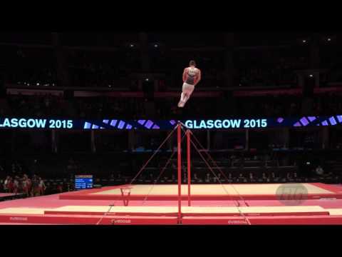 BATINKOV Aleksandar (BUL) - 2015 Artistic Worlds - Qualifications Horizontal Bar