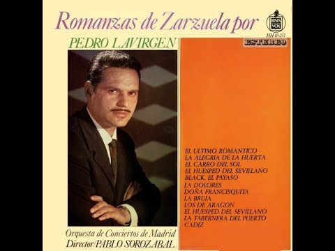 PEDRO LAVIRGEN - Romanzas de zarzuela LP 1967