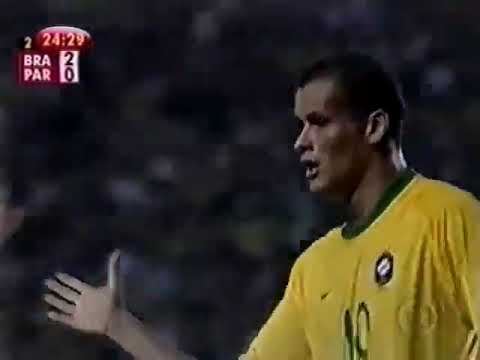 Brasil 2 x 0 Paraguai - Eliminatórias da Copa do Mundo 2002
