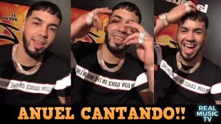 Anuel Cantando “Ayer” Acapella Sin Autotune Durante Una Entrevista