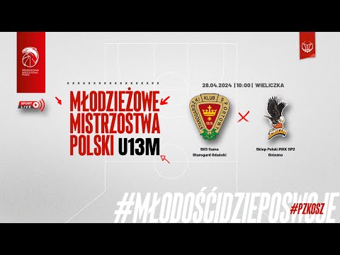 SKS Gama Starogard Gdański - Sklep Polski MKK SP2 Gniezno (1/4 MMP U13M)