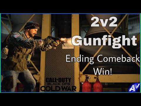 The Best Ending Comeback Win in 2v2 Gunfight! ( Black Ops Cold War )