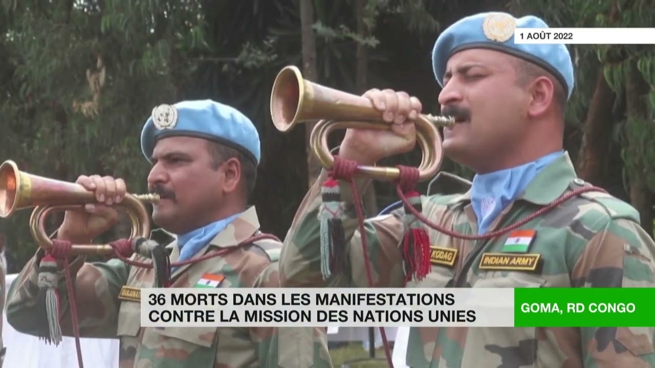 RDC : 36 morts dans les manifestations contre la Monusco