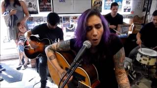 Nina Diaz sings “Fall In Love” at Hogwild Records on 2/18/17