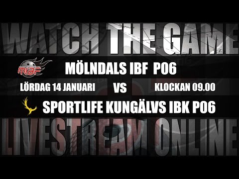 P06: Mölndals IBF P06 - Sportlife Kungälvs IBK P06 Svart