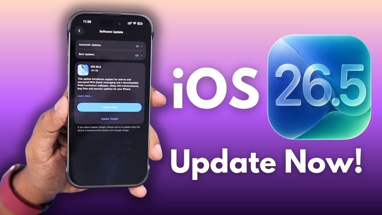 iOS 26.5 Update 🔥 New Changes | Battery Health & Performance