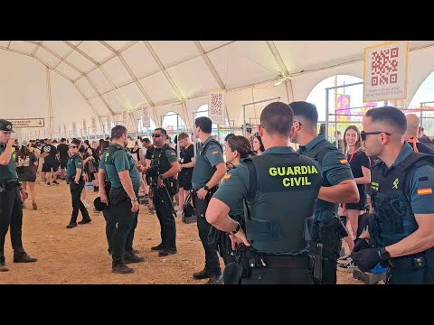 Posesión de armas, tráfico de drogas y 22 móviles robados: la otra cara del Monegros Desert Festival