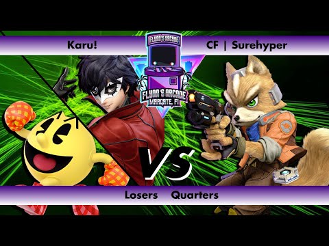 Flynn's Arcade 082 Losers Quarters - Karu! (PacMan Richter Joker)  vs CF | Surehyper (Fox) SSBU