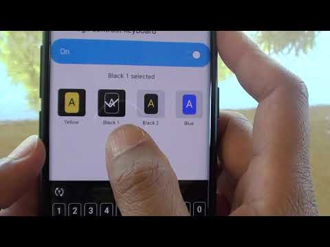 Samsung Galaxy S9: How to Change Keyboard High Contrast Color