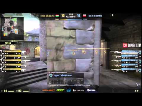 HYPER Incredible 4K With AWP - eBettle vs K1ck 20.07.15