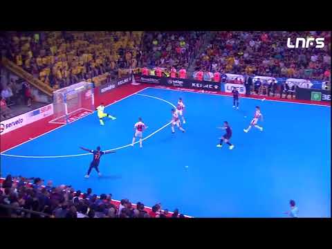 Gol Sergio Lozano (2-0) Barça Lassa - ElPozo Murcia. Final J5. LNFS