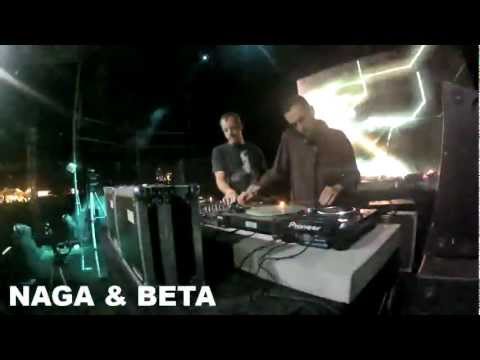NAGA & BETA ( HAIRY REC ) @ BALATON SOUND 2012 T-COM TERASZ