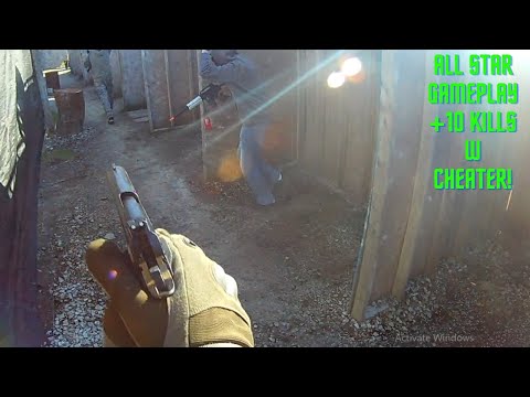 All Star Airsoft in webster, 10+kill game w cheater!