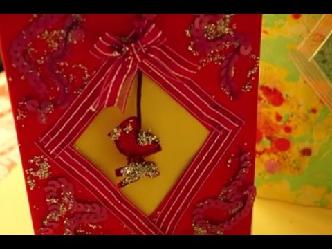 How to make a Christmas Card | Fatema's Art Show