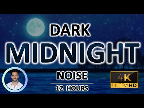 Dark Midnight Sleep Noise | Deep Healing & Pain Relief | 12 Hours | BLACK SCREEN