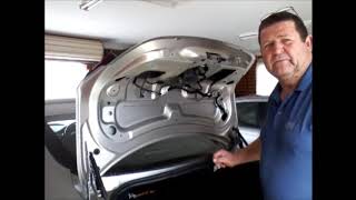 How to replace the boot wiring loom for the reversing camera on a Jaguar XF.