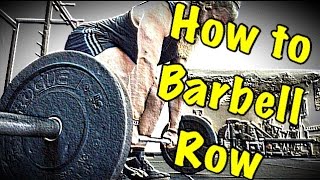 Video de entrenamiento de remo con barra para fortalecer espalda