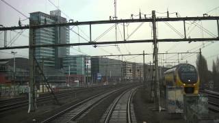 preview picture of video '[cabinerit] A train driver's view: Hoorn - Amersfoort, VIRM, 25-Jan-2015.'