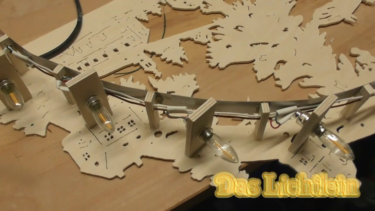 Schwibbogen bauen mit Innenbeleuchtung 12VDC