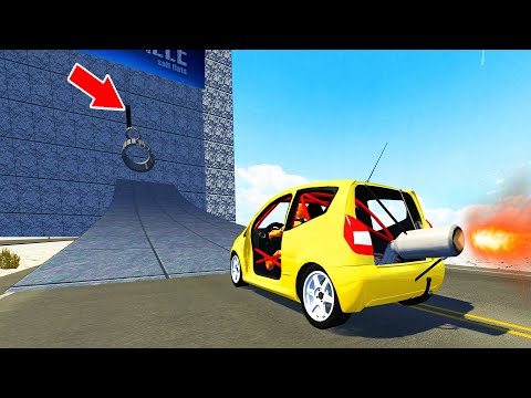 WTF Possible Cars Stunts #18 - BeamNG Drive - CrashTherapy