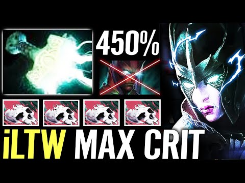 🔥 iLTW PA MAX Speed Electric Assasin — Mjollnir 450% Crit DMG Godlike Carry Dota 2 Pro
