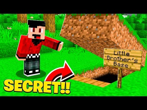 RageElixir - I EXPOSED My Little Brother's *SECRET* Minecraft Base! (Realms SMP - Episode 5)