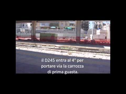 IC730 MANOVRE SOSTITUZIONE CARROZZA E PARTENZA CON 90' DI RITARDO