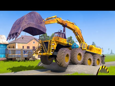 Spintires: Mudrunner Mod Truck | Driver Skills Gameplay | Game Daily #mudrunner #spintires